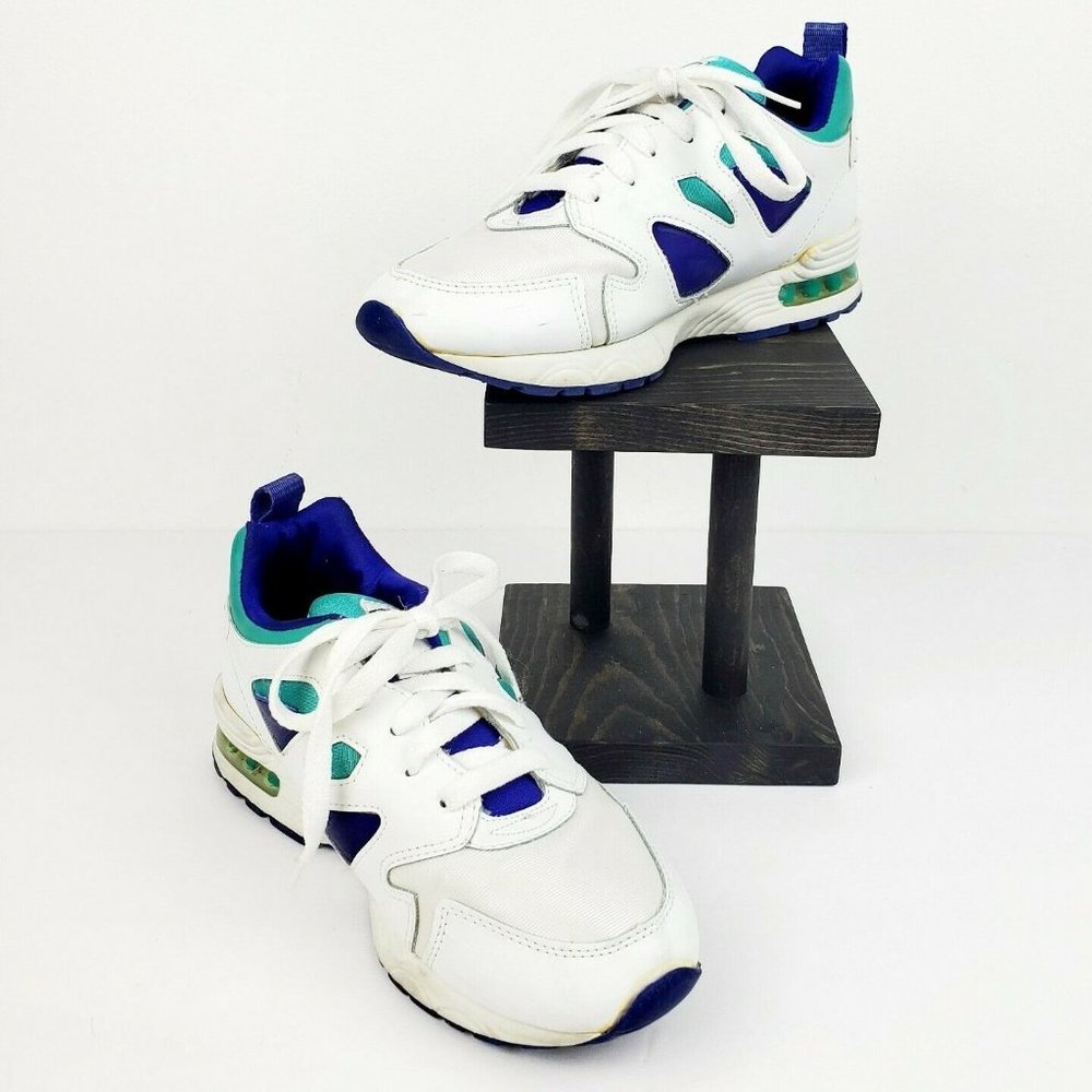 Vintage 90s Gitano Blade Women's Techna Fit White Multicolored Sneakers Sz 5.5